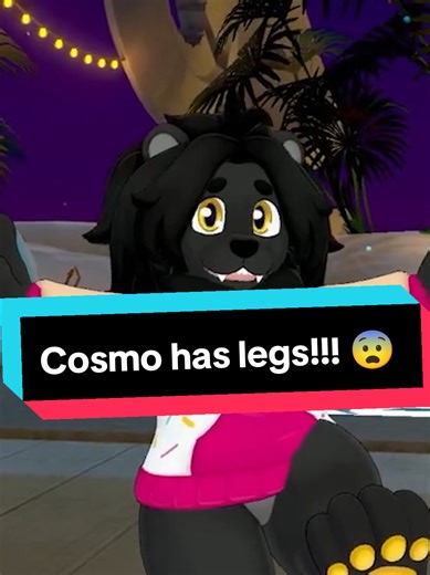 We finally got Fullbody tracking in VRChat! It's so weird but satisfying to be able to move my legs around finally! 💛 #fyp #furry #furrytiktok #furrycommunity #vrchat