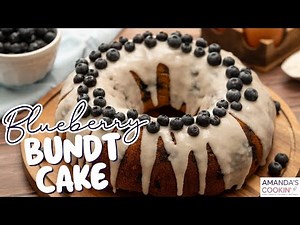 Blueberry Bundt Cake ~ EASY BREAKFAST CAKE!