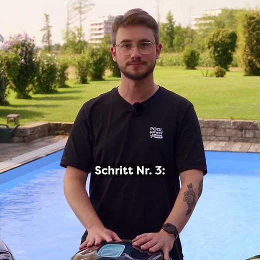 Akku Poolroboter einwintern #shorts