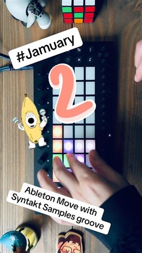 Jamuary 02 Move x #Syntakt! #electronicmusic #jamuary #jamuary2026 #housemusic #abletonmove #fyp