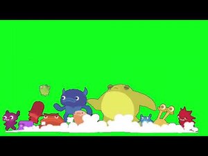 Endless Alphabet Stampede Green screen Animation#endlessalphabet #greenscreen #chromakey