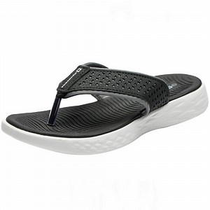 Alpine Swiss Women's EVA Casual Flip Flops Comfortable Outdoor Walking Sandals, Black