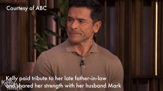 Watch: Kelly Ripa and Mark Consuelos pay tribute to the latter's dad Saul on LIVE