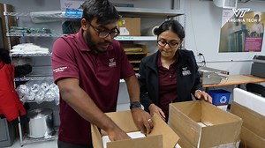 How do temperatures affect your packages? 🤔 Virginia Tech researchers are studying how a package's sensitivity to low temperature and high compression affects its contents. | Virginia Tech