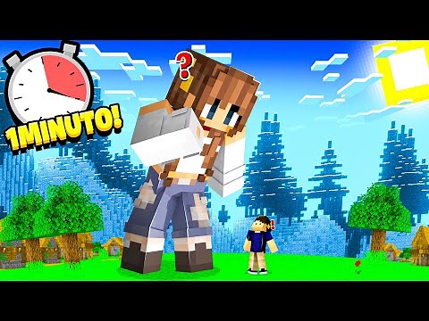 MINECRAFT, MAS A CADA MINUTO FICAMOS MAIORES!!!