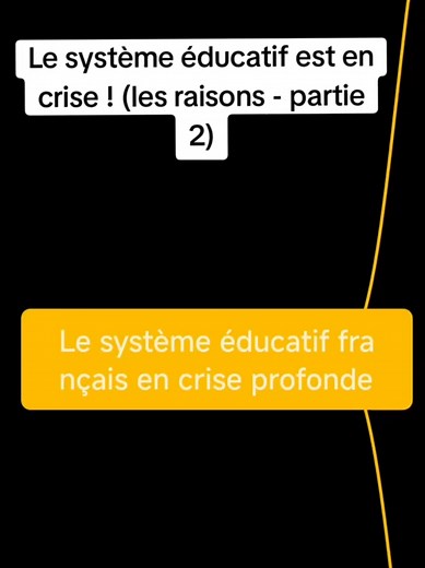 La crise profonde du système éducatif français. Les différents systèmes d'éducation, les pédagogies alternatives ... Commente