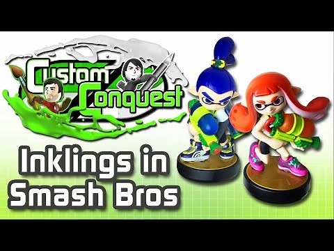 Custom Conquest - Smash Bros Inkling custom amiibo