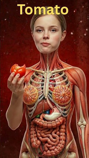 🍅 10 Amazing Health Benefits of Tomato You Must Know! #healthyliving #tomato #digestiveprocess