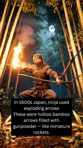 3.2K views | “Ninjas Had EXPLODING ARROWS… Not Just Smoke Bombs ️” #NinjaFacts #JapanHistory #CrazyHistory #DidYouKnow #FunnyHistory #SamuraiEra #ViralReels #AncientWeapons #MindBlowingFacts #HistoryNerd | Interesting Facts | Facebook