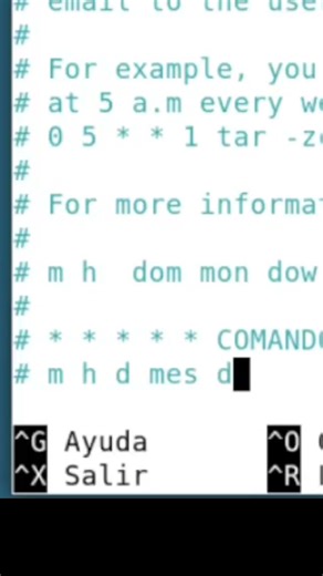 Aprende CRONTAB en 30 segundos