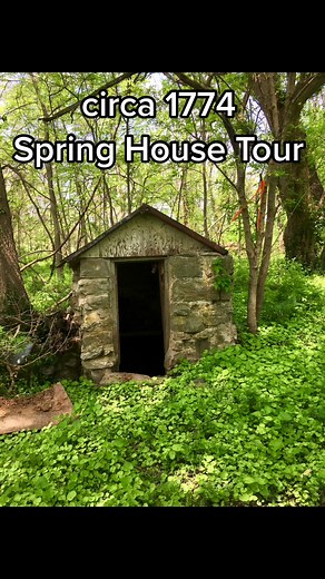 Answering your question: What is a Spring House?? #springhouse #refrigerator #freshwater #oldhouse #coolstuff #farmlife #farmlifebestlife #water