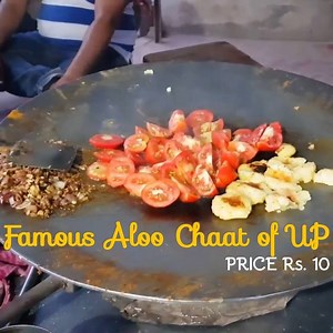 1.7M views · 564 shares | The very famous Aloo Chaat of UP, price Rs. 10 Video Submitted by: https://www.youtube.com/user/prem3m | India Eat Mania | Facebook