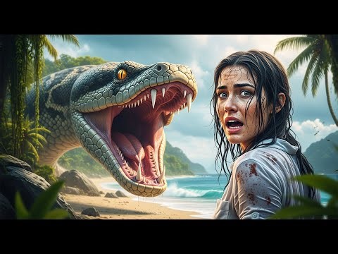 She Escaped a GIANT PYTHON, Now She Must Survive a Deserted Island ALONE.