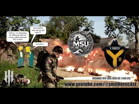 Hell Let Loose - MSU vs 9PZ - Competitive OFFENSIVE MODE - SMDM