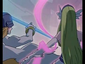 Digievolución al Nivel Supremo de Angemon y Angewomon HQ (Español de España)