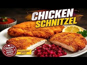 How to Make the Best Chicken Schnitzel | Crispy, Juicy & Easy Restaurant-Style Recipe