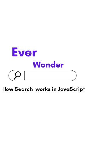 How Search Feature Works in JavaScript 🤯 #shorts #javascript