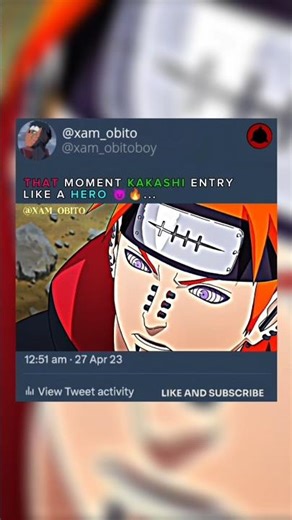 Kakashi Entry Like A Here #narutoedits #narutoshippudenshort #shorts #narutoshippudenshort