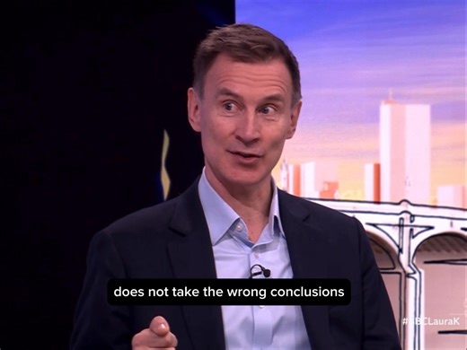 Trump’s tariffs are wrong but that doesn’t mean we should do nothing: my interview on Laura K today. BBC Laura Kuenssberg | Jeremy Hunt