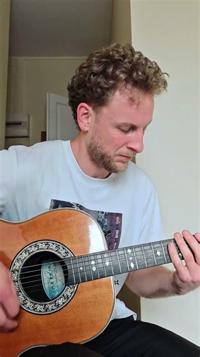 playing funk on acoustic guitar ovation