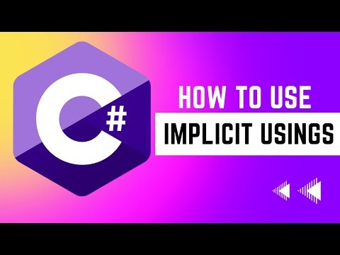 How to use Implicit Global Usings for cleaner code in C#