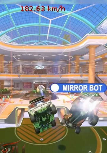 Fractal y Mirror Bot en Rocket League