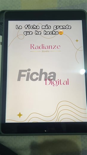 La ficha más grandeeee, me costó porque me aparecieron problemas que nunca había tenido, pero se logró y quedó hermosa 🥰🥹