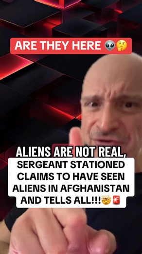 thejoed69 on Instagram: "A military sergeant allegedly claims to have seen aliens flying in a UFO in Afghanistan!!!🤯🚨 [🎥 via Kroysplace] #alien #afghanistan #uap #ufo"