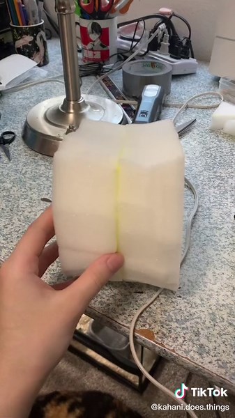 Replying to @ghostygoober Part 2 coming as soon as i can make it! #fursuit #fursuitmaking #fursuitmaker #fursuitmakingtips #fursuittutorial #furryfandom #fursuitheadtutorial #fursuithead #fursuitheadbase #fursuitersoftiktok #fursuitmakersoftiktok #furrycommunity