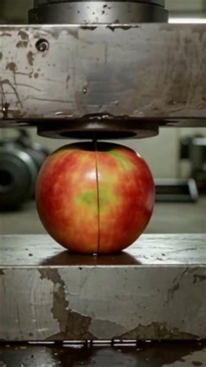 The apple 🍎 under the hydropress
