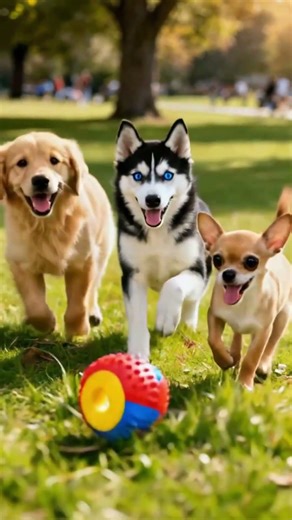 Puppies vs Squeaky Toy Chaos! 🐶🎾