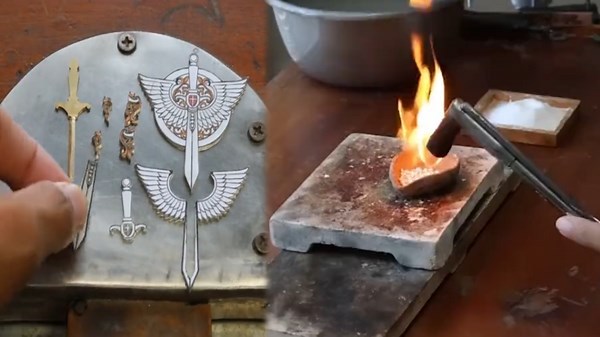 Incredible and Satisfying Art of Making a Gold Logo