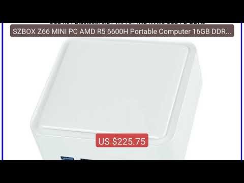 SZBOX Z66 MINI PC AMD R5 6600H Portable Computer 16GB DDR5 51... — Amazing Value 2026 | Must Have!