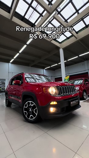 Jeep Renegade Longitude 2016 Vermelho - Oportunidade Única!