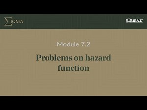 7.2 - Problems on Hazard function