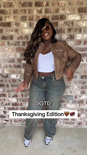 happy Thanksgiving from the family celebbb🤎 @FashionNova sponsor me boo #fypシ #thanksgivingoutfit
