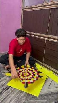 Chart paper homemade kite 🥰🪁#kite #kiteflying #patang #patangbazi