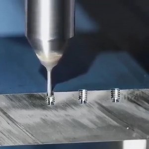 Milling M1.6 thread in tungsten carbide with a PCD (diamond) tool by 6C Tools. What do you think of this technology? Let us know in the comments! Image/video credits: KERN Precision, Inc. We strive to get permission for each piece of content we share, and give credits to the rightful owner. If you feel this is not the case, please send us a DM so we can correct this #machining #milling #robotics #engineering #technology | Wevolver.com