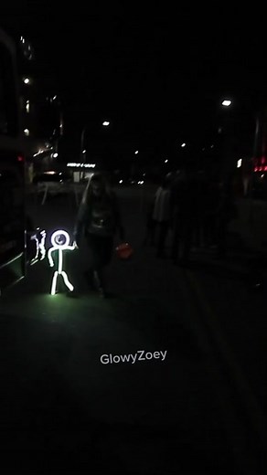 Transform into a Glowing Stickman for Halloween