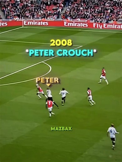 Peter Crouch in 2008 vs 2026 💔