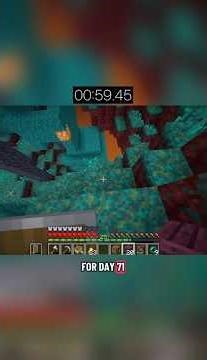 Day 71 of playing Minecraft for one minute a day #minecraft #gaming #viral #shorts
