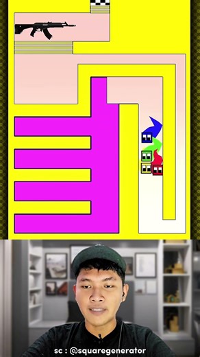 Who's the Best Color Box to Make it to the Finish? #shorts