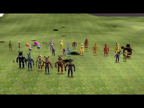 Five Nights at Freddy's Npcs Pack 1,2,3,4 in Garry's mod