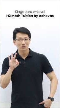 How To Get Good Results In JC H2 Math In A-Level #h2math #singapore