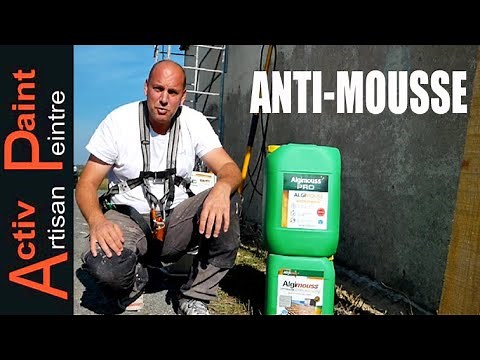 Comment nettoyer une toiture , produit pro anti-mousse ALGIMOUSS