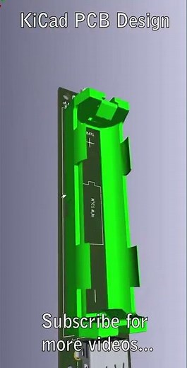 5V 18560 mAh Power Bank KiCAD | PCB Design & Development | 3D Model