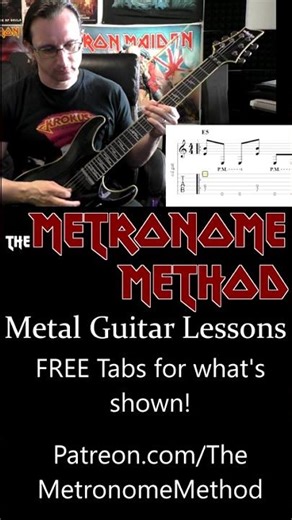 Heavy Metal Palm-Mute Accent Pattern (Pedal Point)