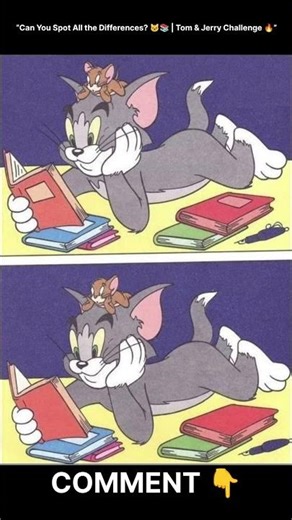 COMMENT 🧠👀 #quiz #findthedifference #tomandjerry