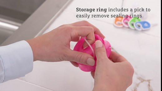 Munchkin® Details™ Bottle and Cup Cleaning Brush 4 Piece Set with Key Ring