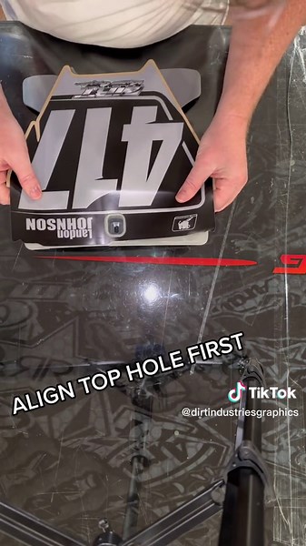 How to Install Front Number Plate Graphics on Husqvarna FC/TC Dirt Bikes